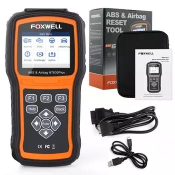 FOXWELL NT630 Plus OBD2 Автомобильный сканер Двигатель ABS SRS EPB OIL SAS Калибровочный считыватель кодов ODB OBD2 Автомобильный диагностический инструмент