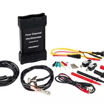 FOXWELL OS100 4 канала, полоса пропускания 70 МГц, комплект осциллографа, автомобильный диагностический инструмент
