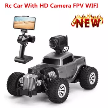 FPV WIFI Радиоуправляемый автомобиль 1: 16 внедорожник с дистанционным управлением автомобиль 720P HD камера видео дистанционное управление автомобилями приложение