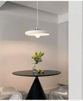 Французская ресторанная лампа в виде летающей тарелки, светодиодная Минималистичная обеденная настольная лампа, лампа для бара, столовой, ресторанная люстра в кремовом стиле