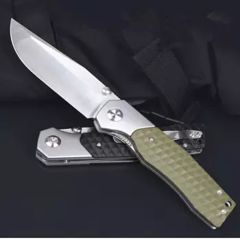 Free Wolf FW46 Складной нож для кемпинга на открытом воздухе G10 + стальная ручка D2 Лезвие Шарикоподшипник EDC Универсальный охотничий нож для выживания