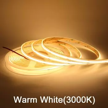 FREEBEAM Водонепроницаемая светодиодная лента COB синяя 480 светодиодов/м 12В