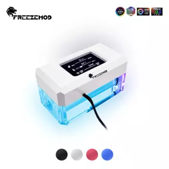 FREEZEMOD, ЖК-дисплей, быстрое охлаждение воды, термометр, многофункциональная электрическая температура AIO, 3 в 1 вентилятор, быстрая работа