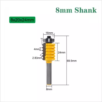 Фреза CHWJW 8 мм многозубчатый