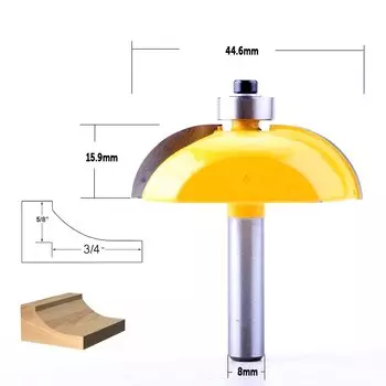Фрезы CHWJW с хвостовиком 8 мм, 1-3 шт., подходит для деревообработки, режущий шип