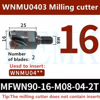 Фреза DEMK MFWN90 WNMU04