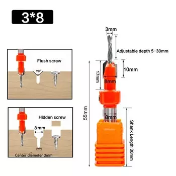 Фреза для дерева Binoax 8 мм