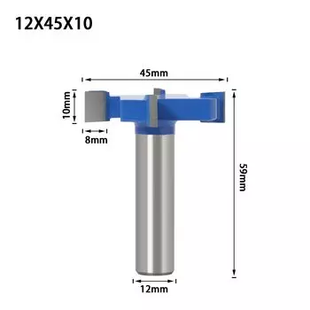 Фреза для дерева JGZUI 1/2", 6 кромок
