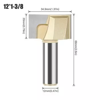 Фреза для дерева JGZUI 6 мм 12 мм из карбида вольфрама