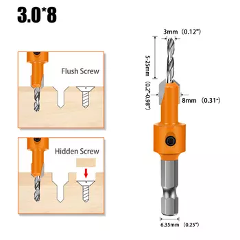 Фреза для дерева JGZUI шестигранный хвостовик