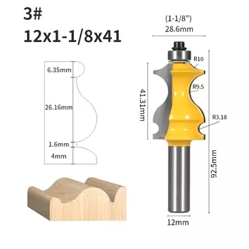 Фреза для дерева YUSUN Fish Handrail