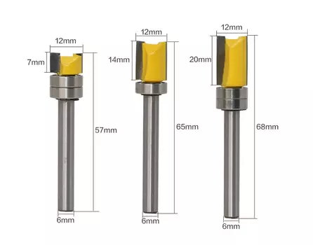 Фреза для деревообработки JGZUI 6 мм