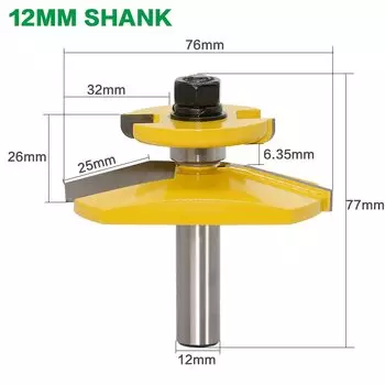 Фреза для фрезерного станка JGZUI, 1 шт., 1/2 дюйма