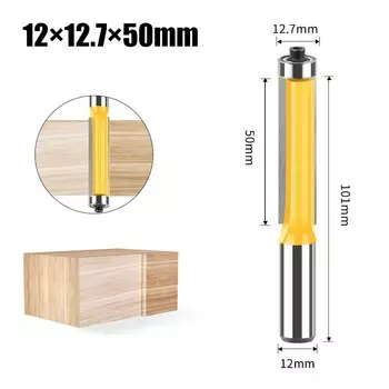 Фреза для контурной обработки из карбида вольфрама JGZUI, хвостовик 12 мм, 2"/3", 1 шт.