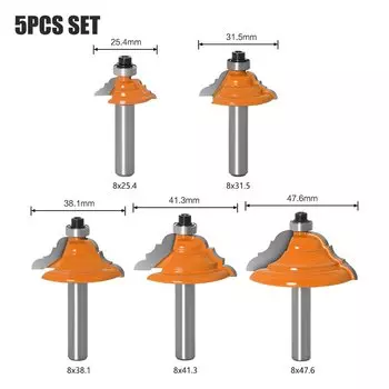 Фреза для кромки JGZUI 8 мм, сплав вольфрама и кобальта