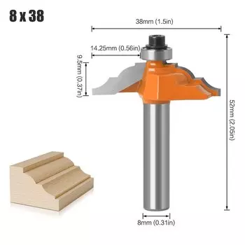 Фреза для кромки стола JGZUI 8 мм