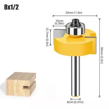 Фреза для пазов JGZUI 8 мм