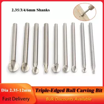 Фреза для резьбы по дереву HSS 2,35-12 мм