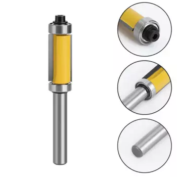 Фреза для резьбы по дереву с двумя подшипниками, хвостовик 8 мм