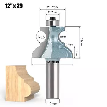 Фреза дляrouter JGZUI 12 мм