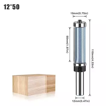 Фреза фрезеровочная JGZUI 12 мм с 3 лезвиями