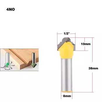 Фреза по дереву CHWJW, 8 мм, твердосплавная