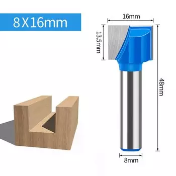 Фреза по дереву MEHRETU Т-образный паз 8 мм