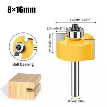Фреза RCT 8 мм с Т-образным пазом