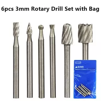 Фреза XCAN из быстрорежущей стали 6 шт., 3 мм, для Dremel