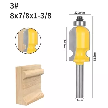 Фреза YUSUN для дерева с двойным круглым носом