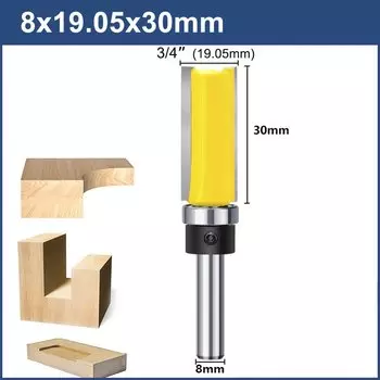 Фреза заподлицо xcan твердосплавная 6 мм 8 мм