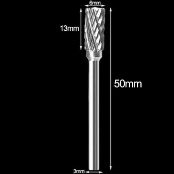 Фрезерный напильник из карбида вольфрама JIGONG 3x6 мм