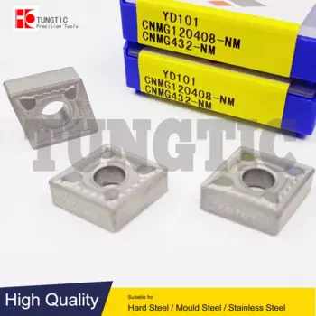 Фрезерный резак CNMG120408-NM YD101, фрезерный станок с ЧПУ, фрезерный станок, токарный станок, режущий инструмент, токарные инструменты для металла CNMG 120408