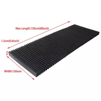 Фрезерный станок с ЧПУ, гибкая защита от пыли, трехслойная ткань, защитная плоская гармошка, сильфонная крышка, инструмент