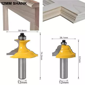 Фрезы для фрезерного станка JGZUI shankWainscoting 2 шт.