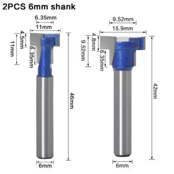 Фрезы для ключей JGZUI 6 мм