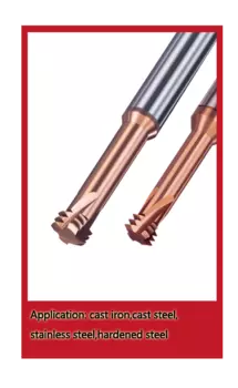 Фрезы для резьбы DGMZNC DLC HRC65 M1 M6 M8 M10 M16