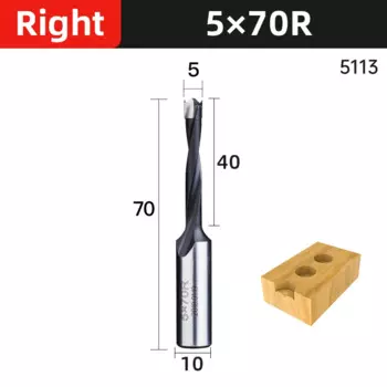 Фрезы HUHAO для дерева 10 мм, вольфрамовая сталь, 70 мм