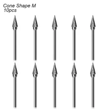 Фрезы из сплава вольфрама и кобальта atooltour, 10 шт.