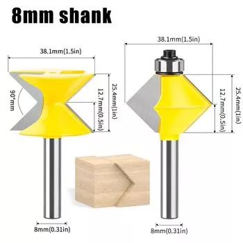 Фрезы JGZUI для сращивания дерева 6,8,12 мм