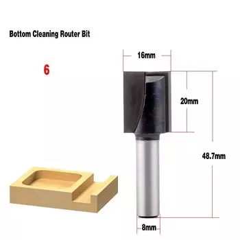 Фрезы по дереву CHWJW 60050, твердосплавные, хвостовик 8 мм