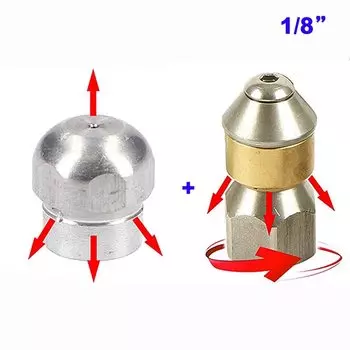 Фрикционная насадка для очистки стока высокого давления насадки для болгарки шланг высокого давления чистка канализации прочистка засоров труб для чистки канализации