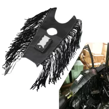 Нагрудник из искусственной кожи с бахромой, нагрудник для резервуара с газом, сумка-чехол для Harley Sportster 883 48 1200 Honda