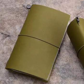 Fromthenon кожаный блокнот travelers notebook