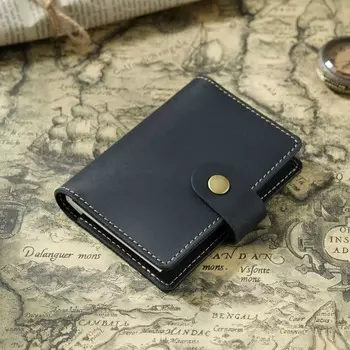 Fromthenon Винтажный кожаный мини-блокнот