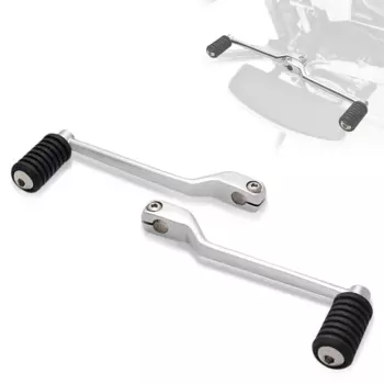 Передние и задние рычаги с колышками переключения передач, подножки переключения передач на каблуке/нопе для моделей Harley 1986-2017 FL Softail 1988-2025 Touring 2008-up Trike