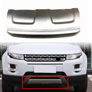 Передний бампер, фаркоп, крышка для Land Rover Range Rover Evoque 2010-15, серебристый нижний спойлер, защита прицепа, защитная пластина LR 048510