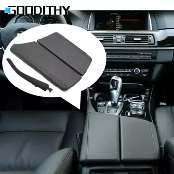 Накладка на подлокотник передней центральной консоли кожаная накладка на подлокотник панель полоса отделка для BMW 5 серии F10 F11 F18 520 523 525 528 530