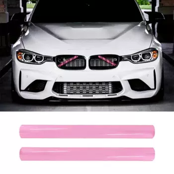 Накладка на переднюю решетку для BMW F30 F31 F32 F33 F34 F36 F20 F21 F22 F23 3 4 серии, розовые декоративные аксессуары, автомобильный спорт