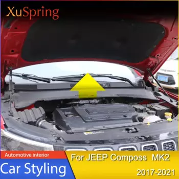 Передняя крышка капота, гидравлический подъемник, пружинный амортизатор, стойки, кронштейн для Jeep Compass 2017 2018 2019 2020 2021